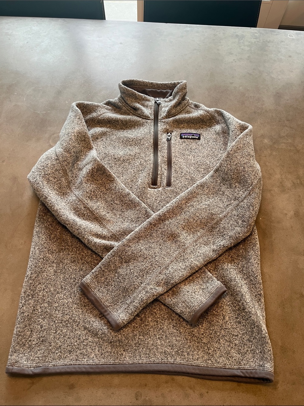 Patagonia Gray Men's Quarter-Zip Fleece Pullover